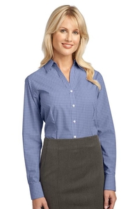 L639 - Port Authority Ladies Plaid Pattern Easy Care Shirt