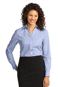 L640 - Port Authority Ladies Crosshatch Easy Care Shirt