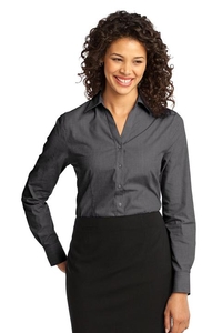 L640 - Port Authority Ladies Crosshatch Easy Care Shirt