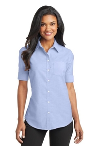 L659 - Port Authority Ladies Short Sleeve SuperPro Oxford Shirt