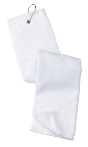TW50 - Port Authority Grommeted Tri-Fold Golf Towel.  TW50