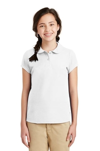 YG503 - Port Authority Girls Silk Touch Peter Pan Collar Polo