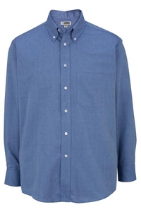 1077 - Edwards Men's Long Sleeve Oxford Shirt