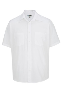 1110 - Edwards Men's Short Sleeve 2 Pocket Broadcloth Shirt