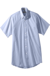 1925 - Edwards Men's Short Sleeve Pinpoint Oxford Shirt