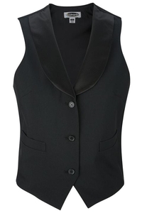 7495 - Edwards Ladies' Satin Shawl Vest