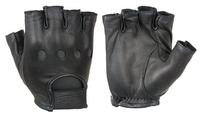 D22S - Damascus Men's Half Finger Driving Gloves