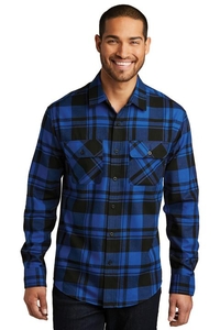 W668 - Port Authority Plaid Flannel Shirt
