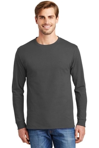 5586 - Hanes - Tagless 100% Cotton Long Sleeve T-Shirt.  5586