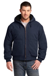 CSJ41 - CornerStone Washed Duck Cloth Insulated Hooded Work Jacket