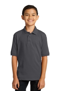 KP55Y - Port & Company Youth Core Blend Jersey Knit Polo