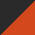 Black/ Deep Orange / White