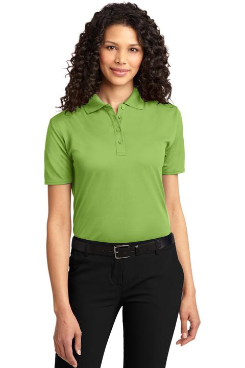 L525 - Port Authority Ladies Dry Zone Ottoman Polo.  L525