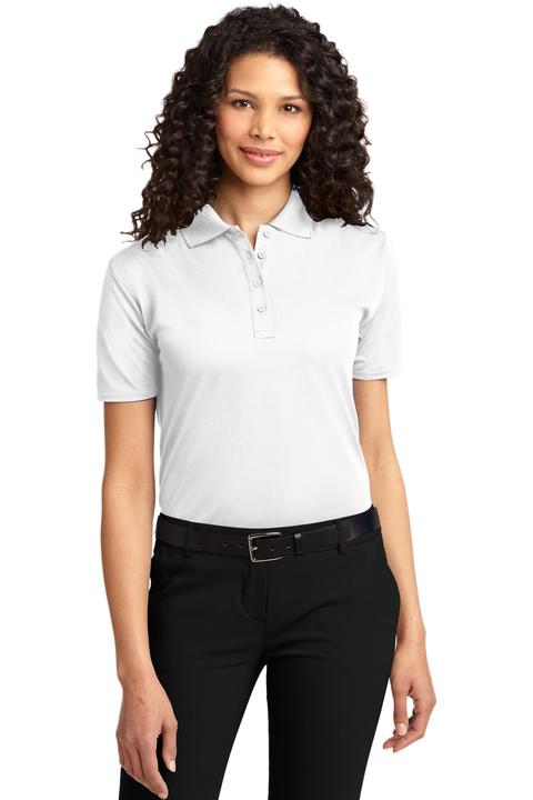 L525 - Port Authority Ladies Dry Zone Ottoman Polo.  L525