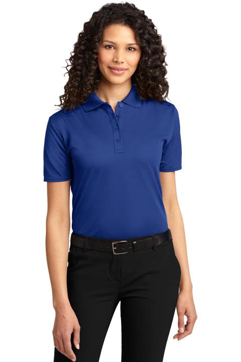 L525 - Port Authority Ladies Dry Zone Ottoman Polo.  L525