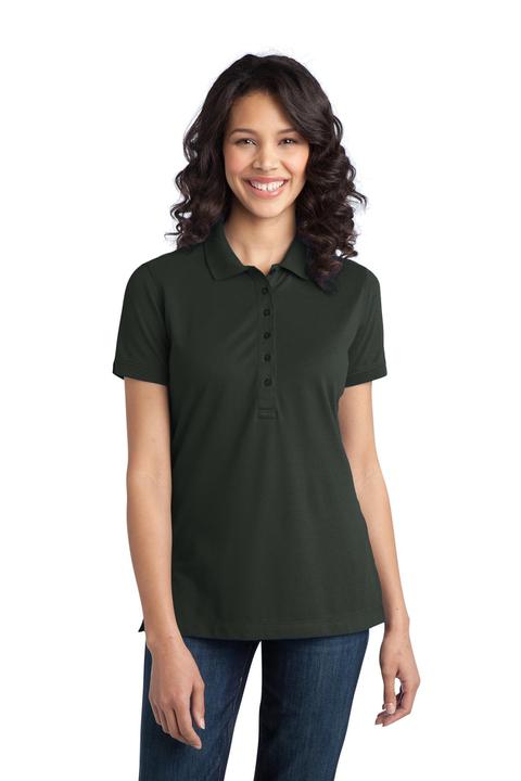 L555 - Port Authority Ladies Stretch Pique Polo