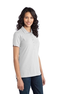 L555 - Port Authority Ladies Stretch Pique Polo