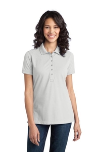 L555 - Port Authority Ladies Stretch Pique Polo