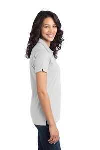 L555 - Port Authority Ladies Stretch Pique Polo