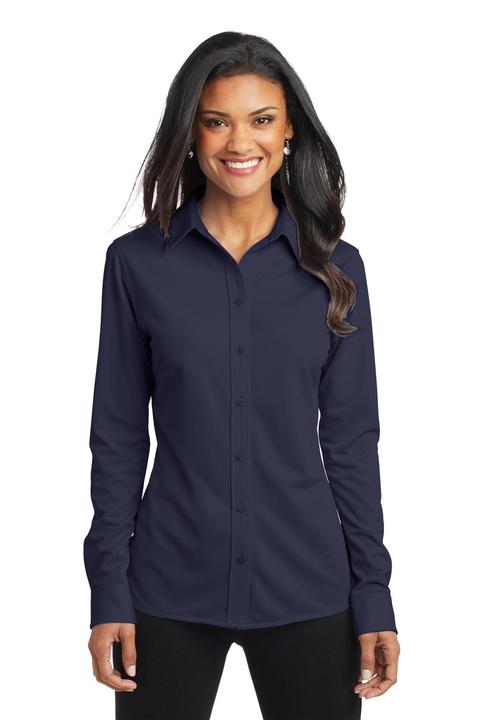 L570 - Port Authority Ladies Dimension Knit Dress Shirt