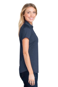 L574 - Port Authority Ladies Digi Heather Performance Polo