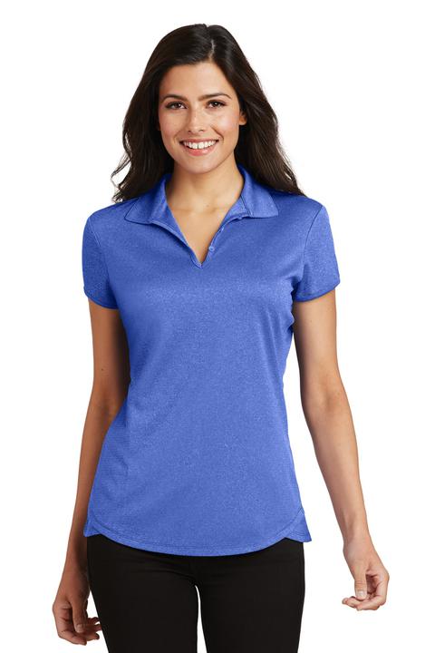 L576 - Port Authority Ladies Trace Heather Polo