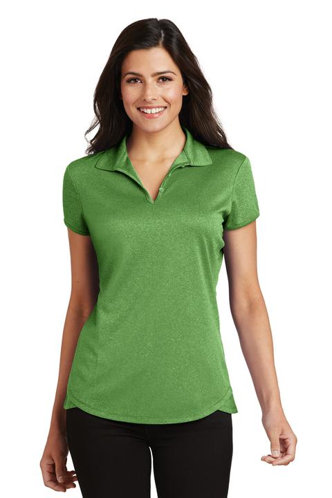 L576 - Port Authority Ladies Trace Heather Polo