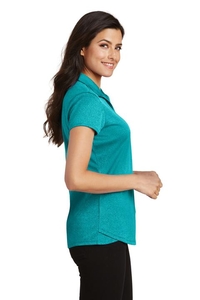 L576 - Port Authority Ladies Trace Heather Polo