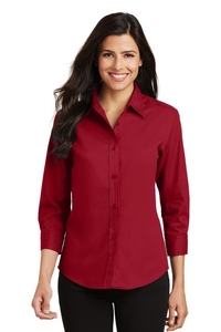 L612 - Port Authority Ladies 3/4-Sleeve Easy Care Shirt