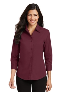 L612 - Port Authority Ladies 3/4-Sleeve Easy Care Shirt