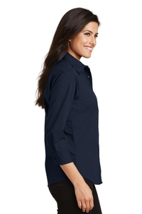 L612 - Port Authority Ladies 3/4-Sleeve Easy Care Shirt