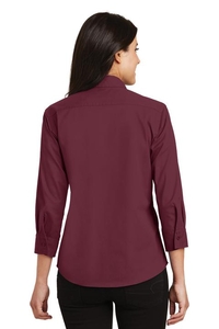 L612 - Port Authority Ladies 3/4-Sleeve Easy Care Shirt