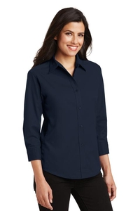 L612 - Port Authority Ladies 3/4-Sleeve Easy Care Shirt