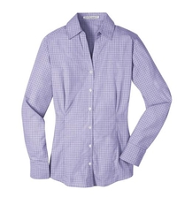 L639 - Port Authority Ladies Plaid Pattern Easy Care Shirt