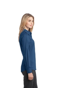 L646 - Port Authority Ladies Stretch Poplin Shirt