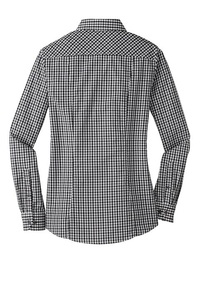 L654 - Port Authority Ladies Long Sleeve Gingham Easy Care Shirt