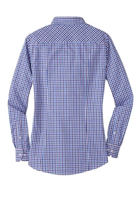 L654 - Port Authority Ladies Long Sleeve Gingham Easy Care Shirt