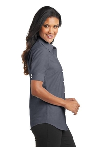 L659 - Port Authority Ladies Short Sleeve SuperPro Oxford Shirt