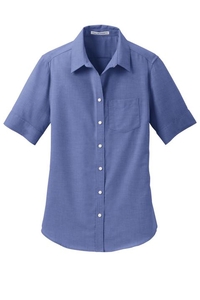 L659 - Port Authority Ladies Short Sleeve SuperPro Oxford Shirt