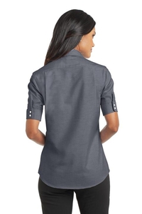 L659 - Port Authority Ladies Short Sleeve SuperPro Oxford Shirt