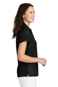 L662 - Port Authority Ladies Textured Camp Shirt