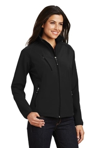 L705 - Port Authority Ladies Textured Soft Shell Jacket