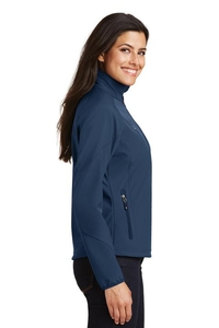 L705 - Port Authority Ladies Textured Soft Shell Jacket