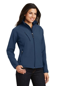 L705 - Port Authority Ladies Textured Soft Shell Jacket