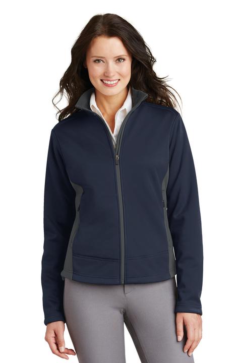 L794 - Port Authority Ladies Two-Tone Soft Shell Jacket.  L794