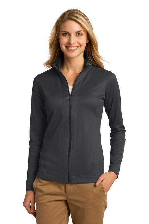 L805 - Port Authority Ladies Vertical Texture Full-Zip Jacket