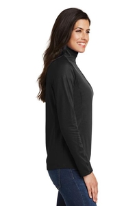 L806 - Port Authority Ladies Pinpoint Mesh 1/2-Zip 