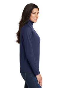 L806 - Port Authority Ladies Pinpoint Mesh 1/2-Zip 