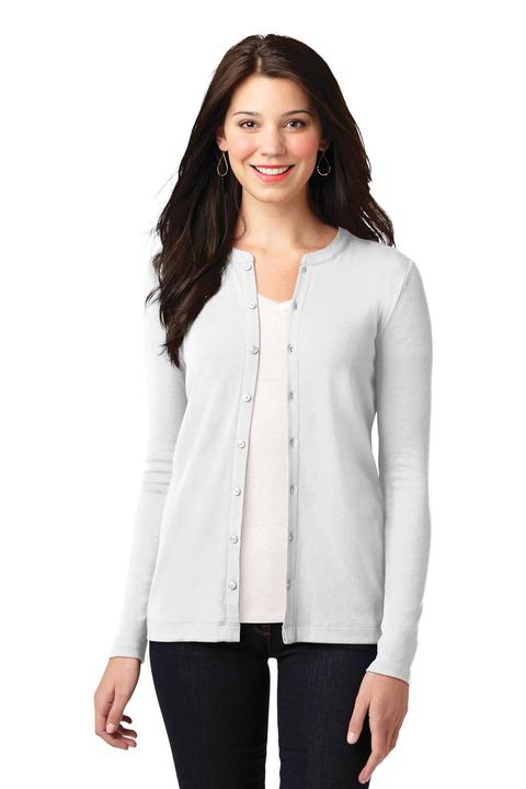 LM1008 - Port Authority Ladies Concept Stretch Button-Front Cardigan