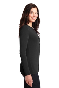 LM1008 - Port Authority Ladies Concept Stretch Button-Front Cardigan